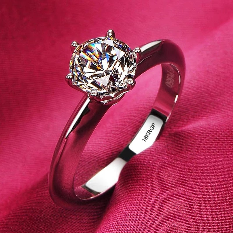 Never Fade White Gold Color Rings